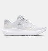 נעלי ריצה לנשים צבע לבן/אפור מהדורה מיוחדת Under Armour Surge 4