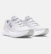 נעלי ריצה לנשים צבע לבן/אפור מהדורה מיוחדת Under Armour Surge 4